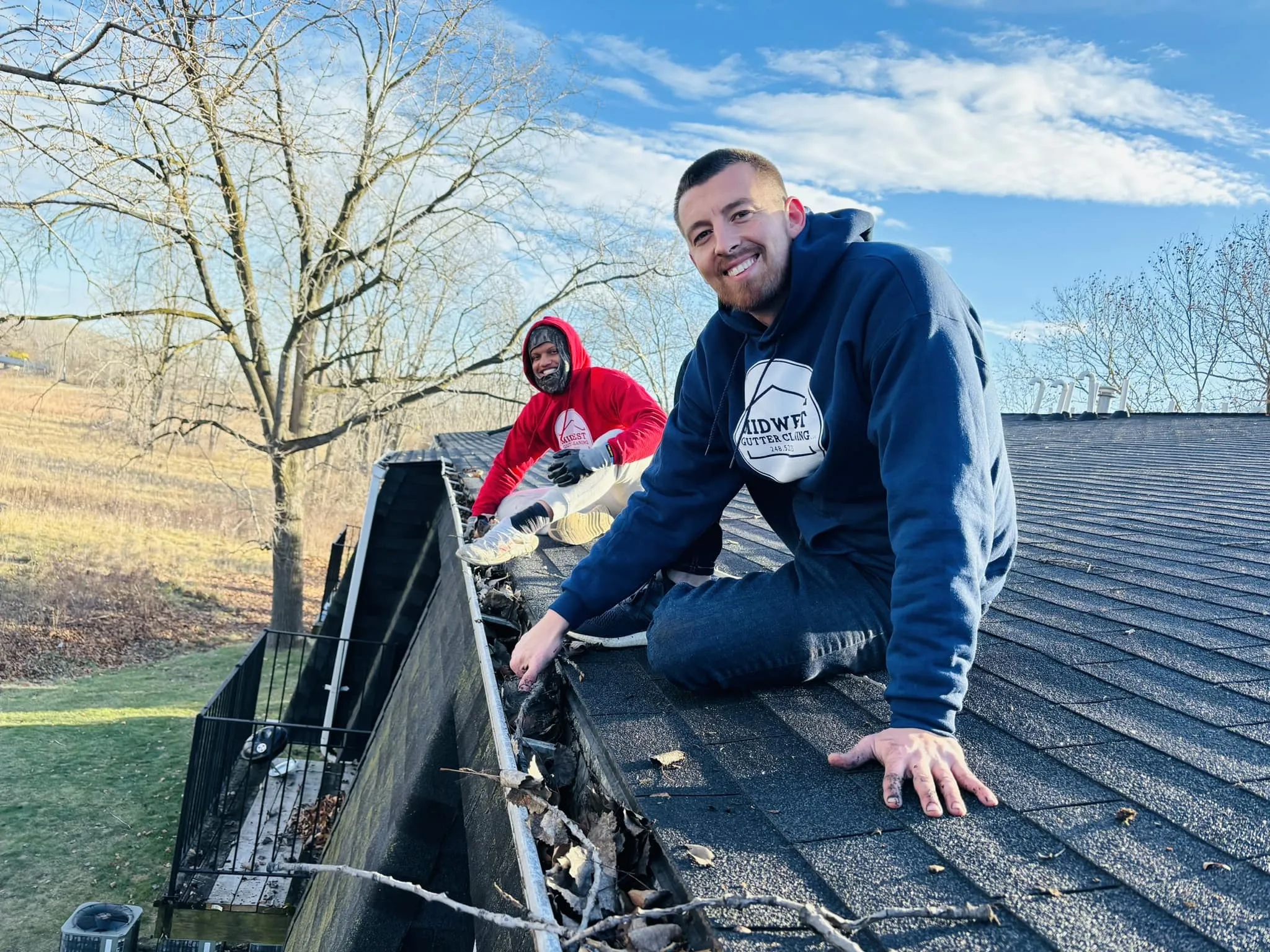 Expert Midwest Gutter Cleaning technicians get the job done for professional gutter cleaning service and home improvement in Livonia, Michigan